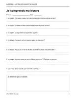 Aperçu - Feuilles d'exercices - Cahier de lecture d'automne CE1 : 8 textes et questions de compréhension (29 pages, avec corrigé) - Page 3