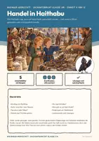 Vorschau - Unterrichtsreihen - Wikinger Handel Haithabu Sachunterricht Klasse 3/4 | Arbeitsblätter 13 Seiten mit Lösungen | Markt, Hacksilber, Karte | Wikinger-Werkstatt 4 - Seite 1