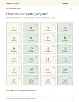 Aperçu - Feuilles d'exercices - Calendrier de l'Avent pédagogique : 24 défis de 10 minutes pour le CE1 (32 pages, avec corrigé) - Page 1