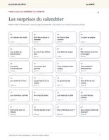 Aperçu - Feuilles d'exercices - Calendrier de l'Avent pédagogique : 24 défis de 10 minutes pour le CE1 (32 pages, avec corrigé) - Page 2