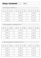 Vorschau - Arbeitsblätter - Übungsblatt - 1. Matheschularbeit - Seite 2