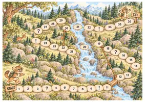 Vorschau - Spiele - Silbenspiel / Lesespiel. Anlaute, Silben, Wörter. Differenziert auf 6 Stufen - Deckblatt