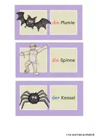Vorschau - Spiele - Domino Halloween DaZ Wortschatzarbeit - Seite 3