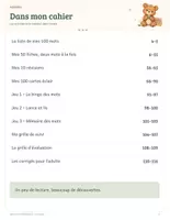 Aperçu - Jeux - Mes mots fréquents CP : 100 mots outils à lire et à écrire, thème forêt enchantée (avec corrigés) - Page 3