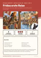 Vorschau - Unterrichtsreihen - Lesetext Wikinger Deutsch Klasse 3/4 | Leseheft 13 Seiten mit Lösungen | Fragen auf drei Ebenen, Wortschatz | Wikinger-Werkstatt 8 - Seite 1