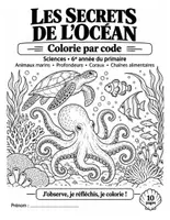 Aperçu - Feuilles d'exercices - Les secrets de l'océan : coloriage codé de sciences en 3 missions (CM2, avec corrigés) - Page de couverture