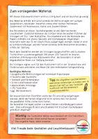 Vorschau - Mal- und Bastelvorlagen - Halloweenzauber in Schwarz & Bunt – 3 leuchtende Tischlichter zum Gestalten - Kunst Grundschule - Seite 1