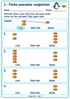 Vorschau - Arbeitsblätter - Differenziere Arbeitsblätter - Mengen vergleichen ZR10 - Größer, kleiner, gleich - Klasse 1 - Seite 3