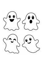 Vorschau - Mal- und Bastelvorlagen - Halloween Kunst Fensterbilder - Seite 3