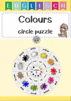 Vorschau - Fördermaterial/Inklusion - Circle puzzle colours - Legekreis - Deckblatt