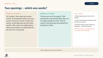 Vorschau - Stundenentwürfe - Writing a Short Story | Englisch Sek I | Handlung planen, Spannung aufbauen & kreativ schreiben | 90 Min - Seite 3