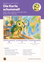 Vorschau - Stundenentwürfe - Kartenprojektion Mercator Erdkunde Klasse 5 6 | Arbeitsheft 13 Seiten mit Lösungen | Grönland und Afrika, Orangenversuch | Kontinente neu entdecken 3 - Seite 1