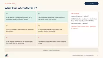 Vorschau - Stundenentwürfe - Conflict & Turning Points in Short Stories | Englisch Sek I | Konflikte erkennen & Wendepunkte analysieren | 90 Min - Seite 3