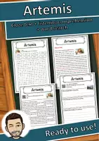 Vorschau - Arbeitsblätter - Artemis – Worksheet: cloze text, listening comprehension and word search - English - Deckblatt