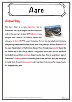 Vorschau - Arbeitsblätter - Aare – Worksheet: cloze text, listening comprehension and word search - English - Seite 2