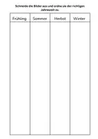 Vorschau - Arbeitsblätter - Jahreszeiten Lesetexte Aufgaben mit Lösungen Frühling Sommer Herbst Winter Kreuzworträtsel Sachunterricht Deutsch Leseverständnis Leseförderung Lesetraining Materialpaket Arbeitsblätter - Seite 2