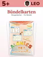 Vorschau - Fördermaterial/Inklusion - Mengenkarten 7er-Bündel ab 5 Jahren – 24 Karten | Kita, Vorschule, Förderung | dreifach differenziert - Deckblatt