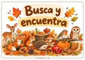 Vista previa - Unidades / Secuencias / Situaciones de Aprendizaje - Busca y encuentra · Otoño 🍁 - página 1