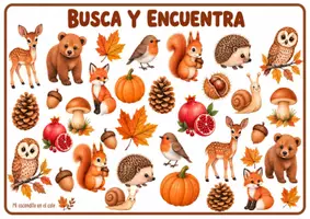 Vista previa - Unidades / Secuencias / Situaciones de Aprendizaje - Busca y encuentra · Otoño 🍁 - página 2