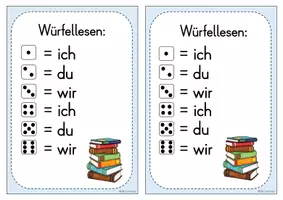 Vorschau - Text - Würfellesen - Tafelmaterial und Lesetexte (3./4. Klasse) - Seite 2