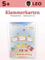 Vorschau - Fördermaterial/Inklusion - Mengenkarten Zahlenraum 10 – 27 Klammerkarten ab 5 Jahren | Mengen erfassen, Zahlen zuordnen, Feinmotorik - Deckblatt