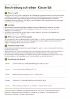 Vorschau - Arbeitsblätter - Schreibtraining Deutsch Klasse 5–10 – Paket mit 6 Trainingsheften: Beschreibung, Bericht, Brief, Inhaltsangabe, Charakterisierung, Erörterung - Seite 2