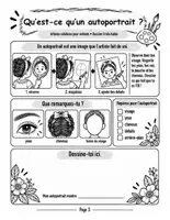 Aperçu - Feuilles d'exercices - Découvre Frida Kahlo : artiste célèbre, autoportrait, couleurs et symboles (10 pages) - Page 2