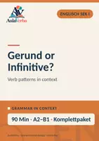 Vorschau - Stundenentwürfe - English Grammar in Context | Englisch Sek I | Grammar Skills A2–B1 | 3 × 90 Min - Seite 1