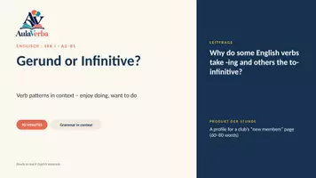 Vorschau - Stundenentwürfe - English Grammar in Context | Englisch Sek I | Grammar Skills A2–B1 | 3 × 90 Min - Seite 2