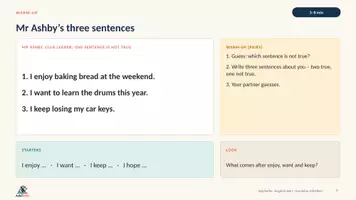 Vorschau - Stundenentwürfe - Gerund or Infinitive? | Englisch Sek I | Verbmuster sicher erkennen & anwenden | 90 Min - Seite 3