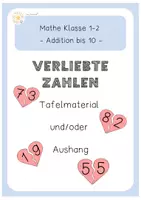 Vorschau - Poster - Verliebte Zahlen Zahlenraum 10 - Deckblatt