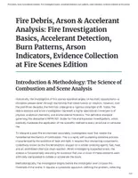 Voorbeeld - Fire Debris, Arson & Accelerant Analysis - Voorblad