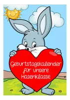 Vorschau - Poster - Geburtstagskalender Hase / Hasenklasse - Seite 1