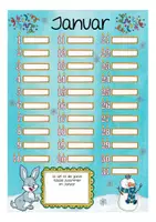 Vorschau - Poster - Geburtstagskalender Hase / Hasenklasse - Seite 2