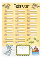 Vorschau - Poster - Geburtstagskalender Hase / Hasenklasse - Seite 3