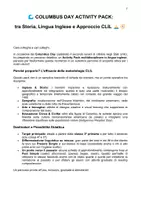 anteprima - Schede informative - Columbus day Activity Pack - Pagina 1