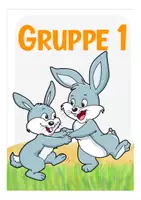 Vorschau - Stationenlernen - Kostenlos Gruppenschilder Hasenklasse - Seite 1