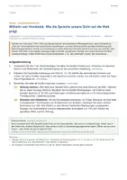 Vorschau - Arbeitsblätter - Klausur Sachtextanalyse Q2: Humboldt „Über die Verschiedenheit des menschlichen Sprachbaues“ - Seite 2