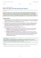 Vorschau - Arbeitsblätter - Klausur Sachtextvergleich Q2: Kleist „Verfertigung der Gedanken beim Reden“ und Leibniz - Seite 2