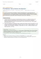 Vorschau - Arbeitsblätter - Klausur Erörterung Q2: Mauthner „Denken und Sprechen“ – Gibt es Denken ohne Sprache - Seite 2