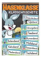 Vorschau - Fördermaterial/Inklusion - Hasenklasse / Hase Klassendienste / Dienste - Deckblatt