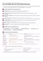Vorschau - Arbeitsblätter - Charakterisierung schreiben Schritt für Schritt Deutsch Klasse 8/9 – Trainingsheft mit Lösungen | Mittelschule Realschule Gymnasium - Seite 3