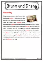Vorschau - Arbeitsblätter - Sturm und Drang – Worksheet: cloze text, listening comprehension and word search - English - Seite 2