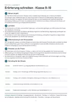 Vorschau - Arbeitsblätter - Erörterung schreiben – linear und dialektisch Deutsch Klasse 8–10 – Trainingsheft mit Lösungen | Mittelschule Realschule Gymnasium - Seite 2