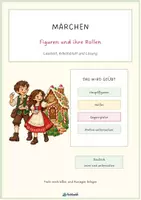 Vorschau - Arbeitsblätter - Märchenfiguren untersuchen – Hauptfiguren, Helfer und Gegenspieler - Deckblatt