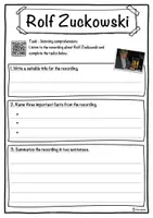 Vorschau - Arbeitsblätter - Rolf Zuckowski – Worksheet: cloze text, listening comprehension and word search - English - Seite 3