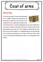Vorschau - Arbeitsblätter - Coat of arms – Worksheet: cloze text, listening comprehension and word search - English - Seite 2
