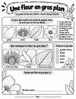 Aperçu - Feuilles d'exercices - Découvre Georgia O'Keeffe : fleurs géantes, formes de la nature et paysages (10 pages) - Page 2