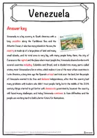 Vorschau - Arbeitsblätter - Venezuela – Worksheet: cloze text, listening comprehension and word search - English - Seite 2