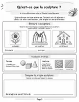 Aperçu - Feuilles d'exercices - Kit Femmes dans l'art : 6 cahiers sur des artistes femmes, d'Artemisia à Louise Bourgeois (CP au CM2) - Page 3
